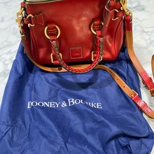 Dooney and Bourke Red Nano Florentine satchel crossbody Red